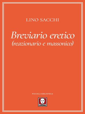 cover image of Breviario eretico